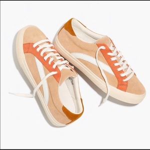 Madewell Sidewalk Colorblock Suede sneakers 9-9.5